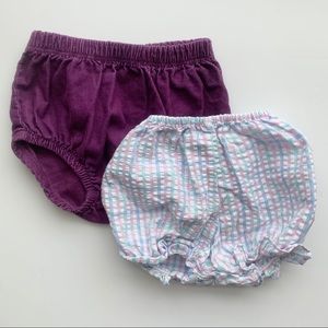 Gingham and Corduroy Diaper Cover Bundle of 2